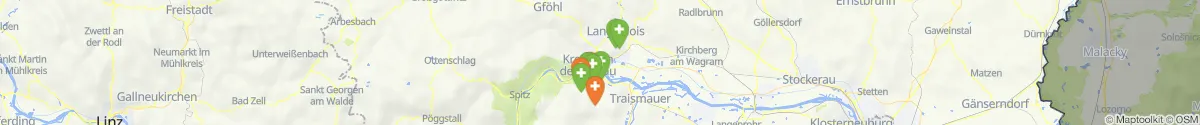 Map view for Pharmacies emergency services nearby Krems an der Donau (Stadt) (Niederösterreich)
